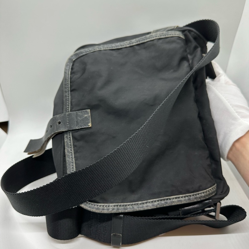 Prada Black Nylon Crossbody Messenger Bag - Picture 8 of 9